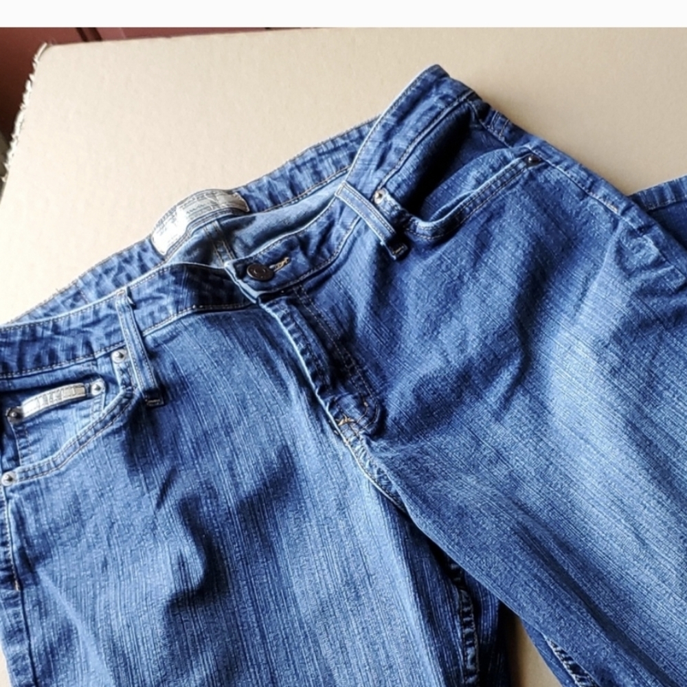 Femme authentic denim collection distressed jeans . Size 34 Inseam 28